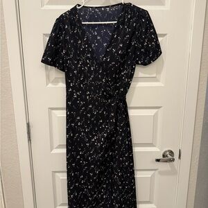 Floral Wrap Dress
